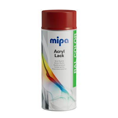 MIPA Lack Color RAL 3000 400 ml, akrylátový lak v spreji                        