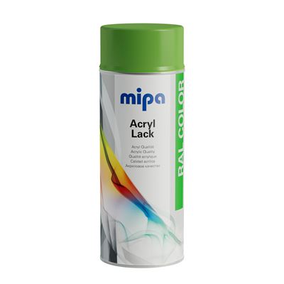 MIPA Lack Color RAL 6018 400 ml, akrylátový lak v spreji                        