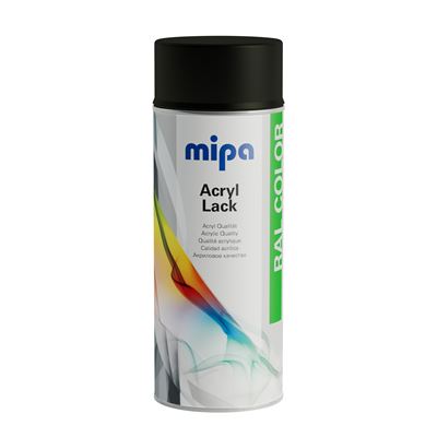 MIPA Lack Color RAL 9005 matný 400 ml, akrylátový lak v spreji                  