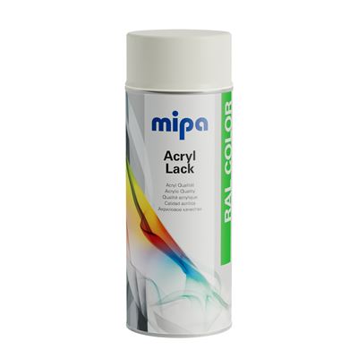 MIPA Lack Color RAL 9010 400 ml, akrylátový lak v spreji                        