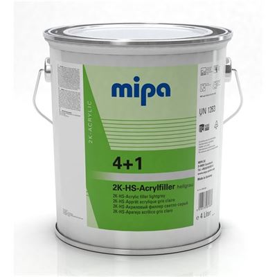 MIPA 4+1 Acrylfiller sivý 4 l, brúsny plnič                                     