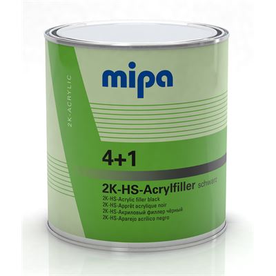 MIPA 4+1 Acrylfiller čierny 3 l, brúsny plnič                                   