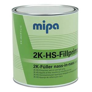 MIPA 2K HS Fillprimer svetlosivý  1 l, plnič "mokrý do mokrého"                 