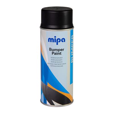 MIPA Bumper Paint Spray, čierny štrukturálny lak na plasty v spreji             