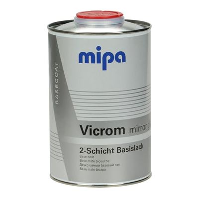 MIPA V.I.P. Vicrom "Mirror Glaze", bázový autolak s efektom tmavého chrómu      