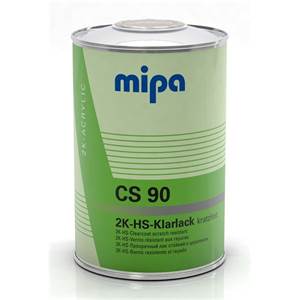 MIPA 2K HS CS90 1 l, bezfarebný autolak so zvýšenou mechanickou odolnosťou      
