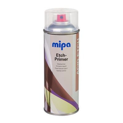 MIPA Etch-Primer Spray 400 ml, lazúrujúci priľnavostný antikorózny základ v spre