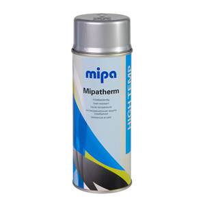 Mipatherm strieborný Spray 400 ml, lak odolný vysokým teplotám v spreji         