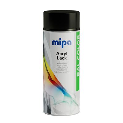 MIPA Lack Color RAL 9005 400 ml, akrylátový lak v spreji                        