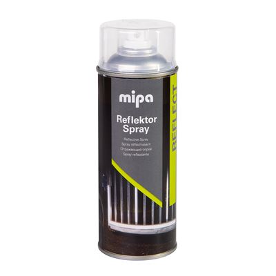 MIPA Reflektor-Spray, zvýrazňuje nastriekané objekty v tme, pri dopade svetla   