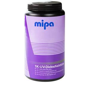 MIPA 1K hrubovrstvový plnič 1 l, vytvrdzujúci UV svetlom                        