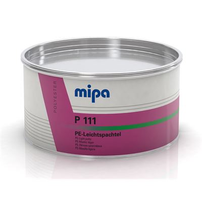 P 111 1l, zelený, stredneviskózny, jemný odľahčený tmel                         