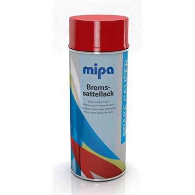 MIPA Lak na brzdové strmene - červený, RAL 3020, 400 ml                         