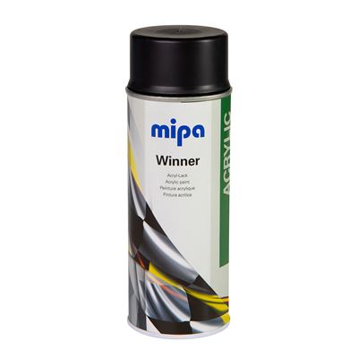 MIPA Winner čierny matný 400 ml, lak v spreji                                   