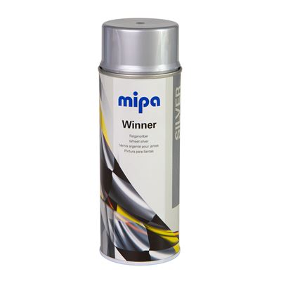 MIPA Winner FelgenSilber 400 ml, strieborný lak na kolesá v spreji              