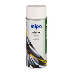 MIPA Winner biely lesklý 400 ml, lak v spreji                                   