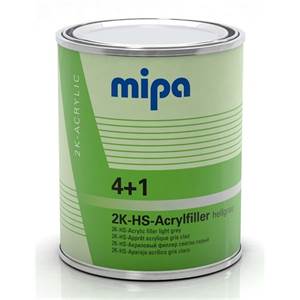 MIPA 4+1 Acrylfiller sivý 1 l, brúsny plnič                                     