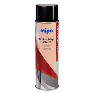 MIPA Steinschlagschutz čierny-Spray 500ml, prelakovateľná ochrana podvozku      