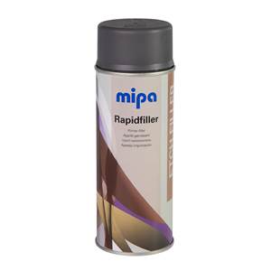 MIPA Rapidfiller tmavosivý Spray 400 ml, antikorózny silnoplniaci základ - sprej